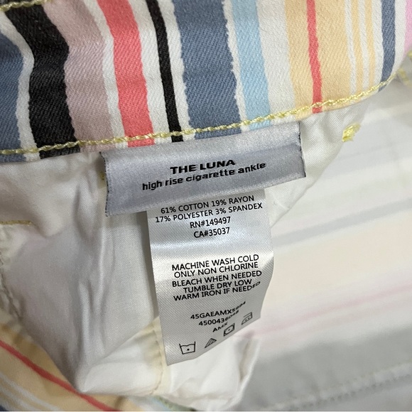 NWT - Joe’s Women’s The Luna High Rise Cigarette Ankle Striped Jeans - Size 31 - Picture 11 of 12